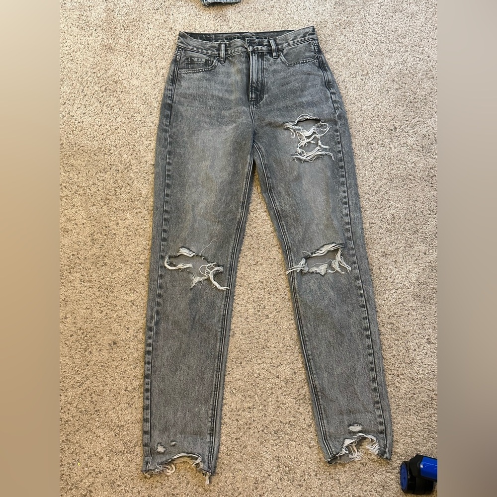 Gray jeans